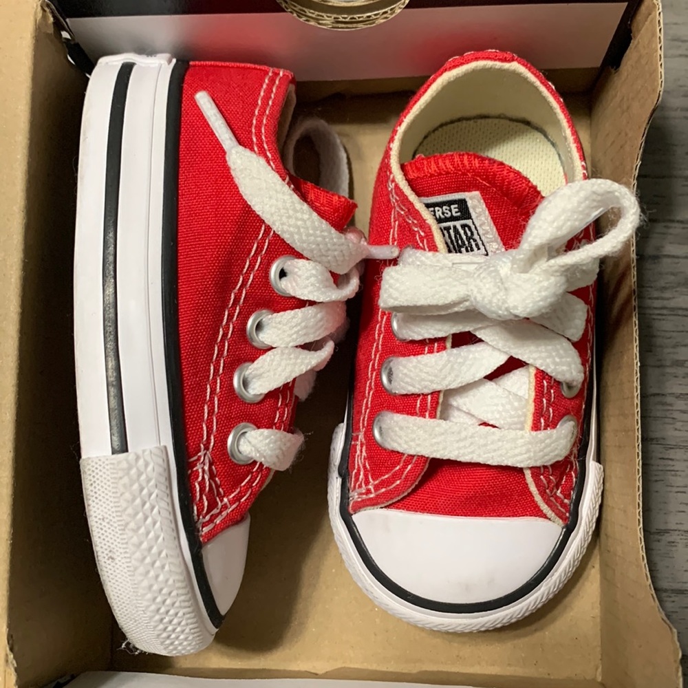 Size 3 Red Converse